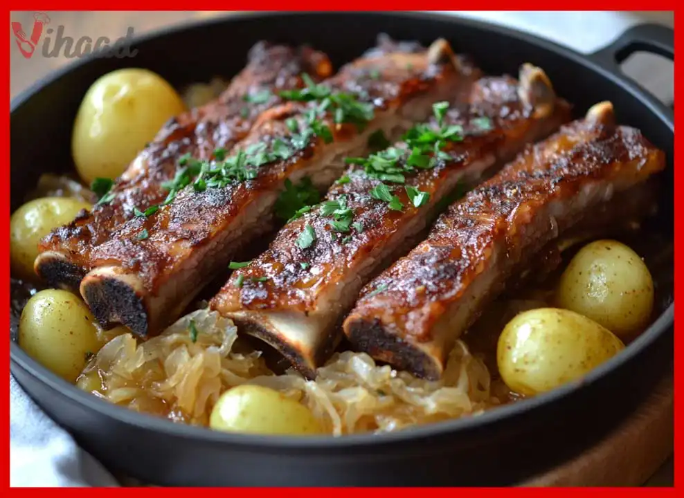 Kasseler Rippchen mit Sauerkraut