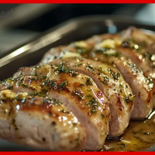 Schweinefilet mit Honig-Senf-Glasur