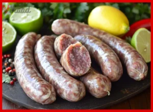 Selbstgemachte Bratwurst