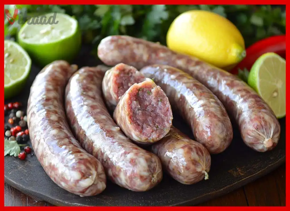 Selbstgemachte Bratwurst