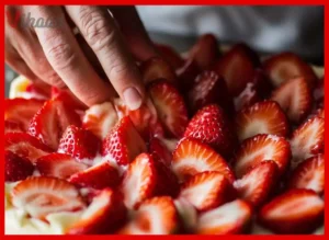 Käsekuchen mit Erdbeeren 4