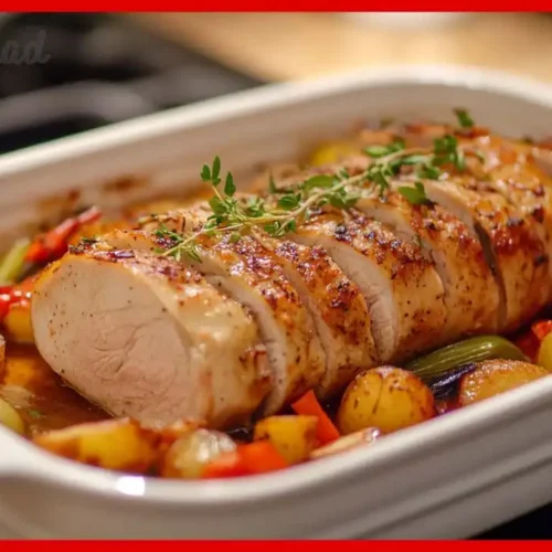 Kartoffel-Auflauf mit Schweinefilet