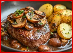 Rinderfilet mit Champignonsauce