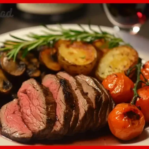 Rinderfilet mit Tomaten und Kräutern