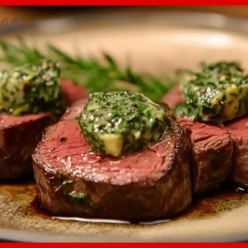 Rinderfilet mit selbst gemachter Kräuterbutter