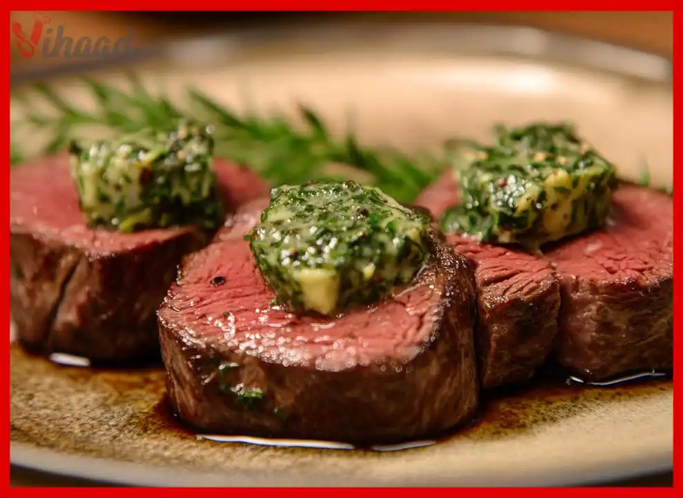 Rinderfilet mit selbst gemachter Kräuterbutter