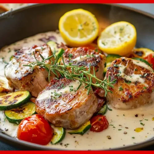 Schweinefilet-Pfanne mit Zucchini