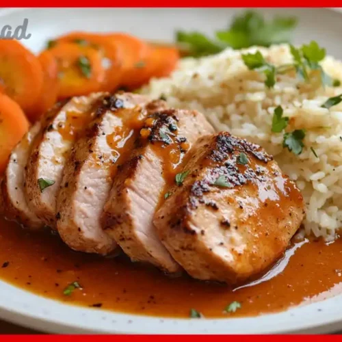 Schweinefilet mit Karottensoße