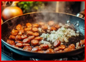 Wurst Makkaroni und Käse 2