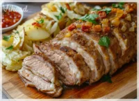 Geschmorte Schweinebrust mit Kohl