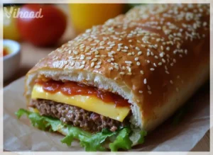 Low-Carb Big Mac Rolle