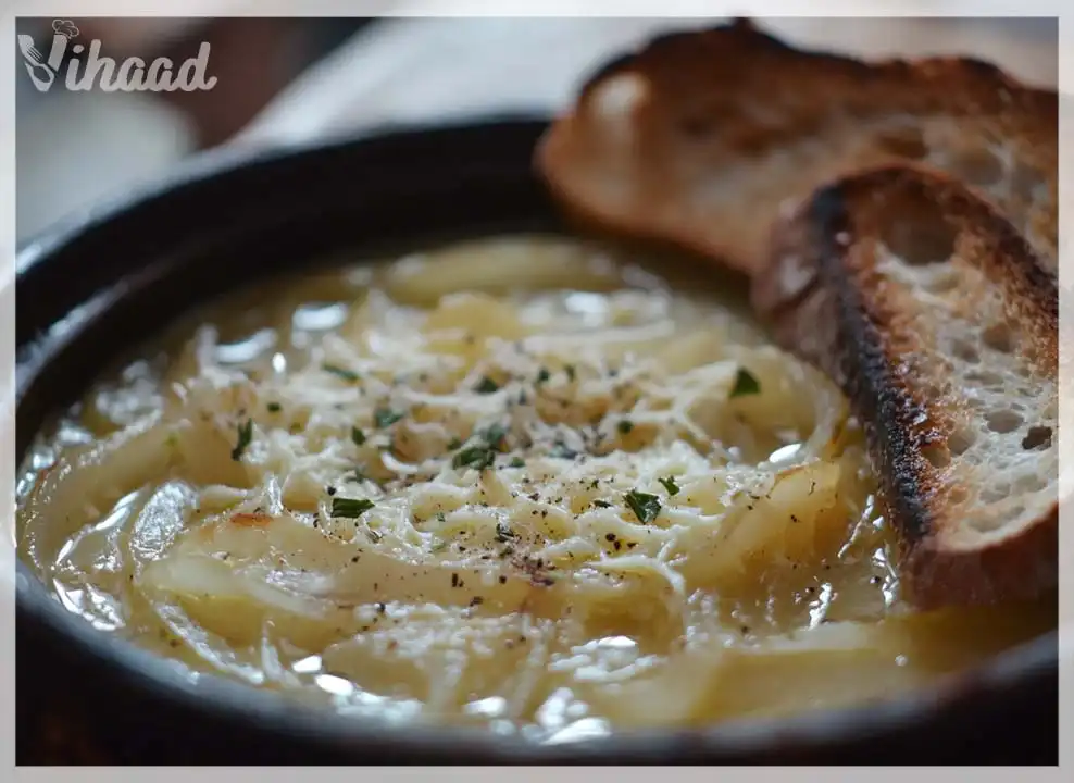 Zwiebelsuppe französische Art