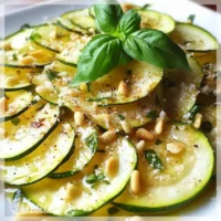 Carpaccio von Zucchini Ein frisches Rezept entdecken!