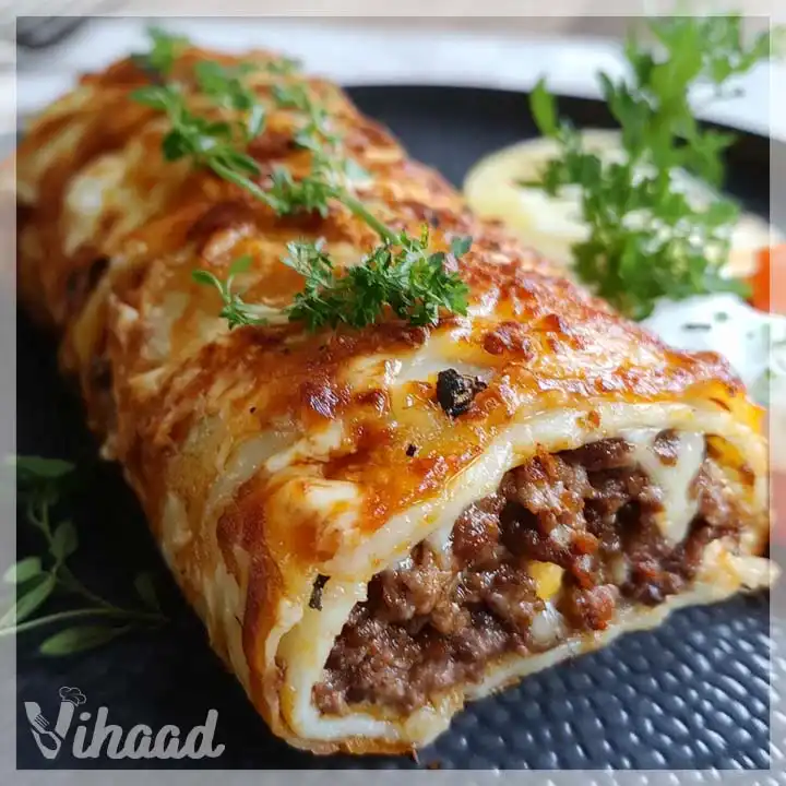 Hackfleisch Käse Rolle Ein einfaches Rezept für jeden!