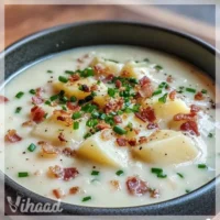 Kartoffelsuppe mit Speck Ein einfaches Rezept!