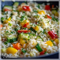 Zucchini-Reis-Pfanne Ein einfaches Rezept für jeden Tag