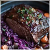 Rinderbraten mit Rotkohl Ein köstliches Rezept!