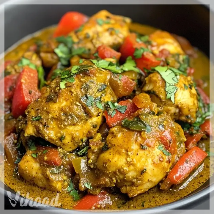 Curry-Hühnchen ohne Kokosmilch einfach zubereiten