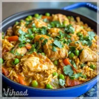 Ein-Topf-Hühnchen-Curry mit Reis einfach zubereiten