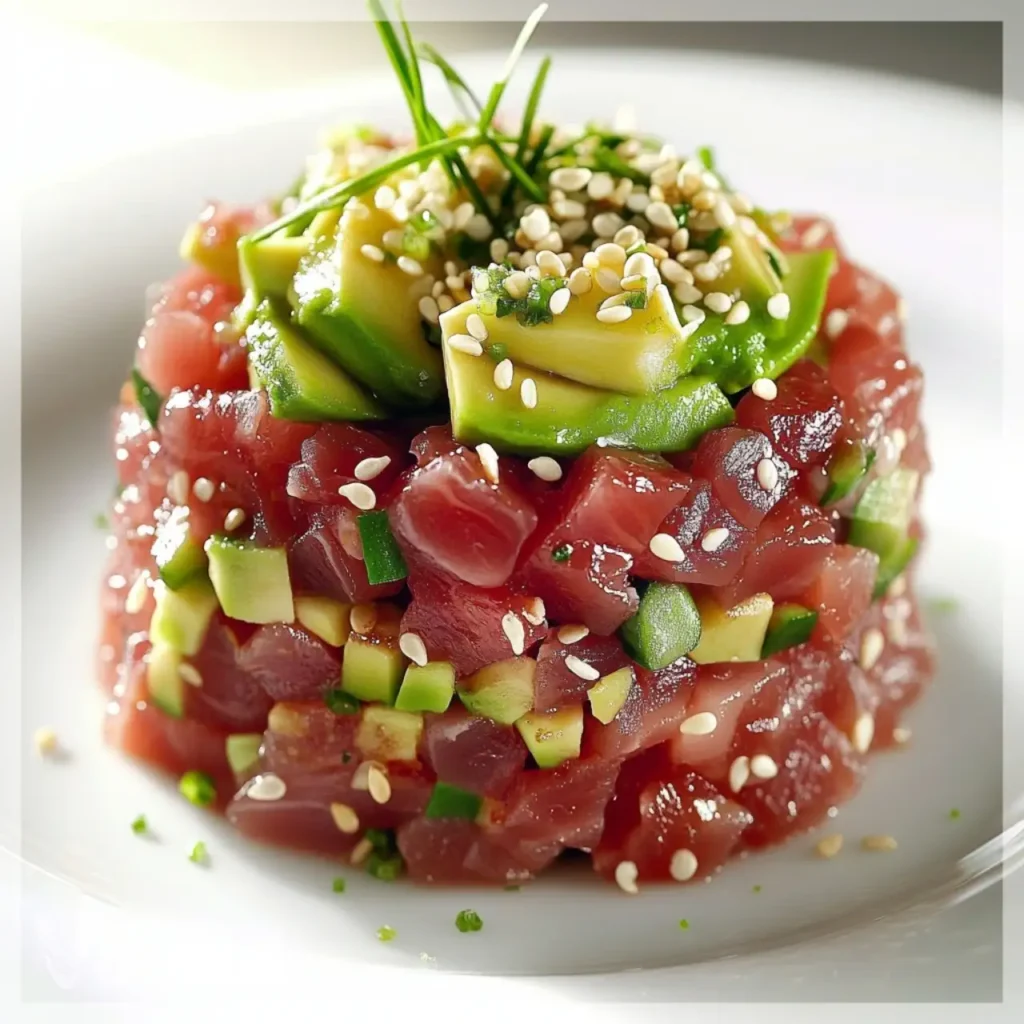 Gourmet Thunfisch-Tatar Rezept Ein Genuss für Feinschmecker!