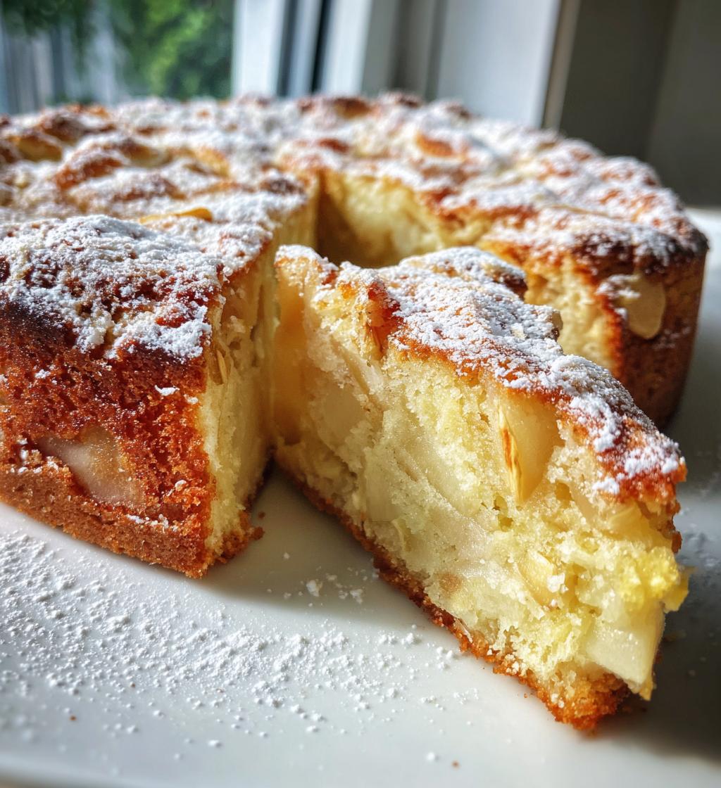 apfelkuchen marzipan - detail 1