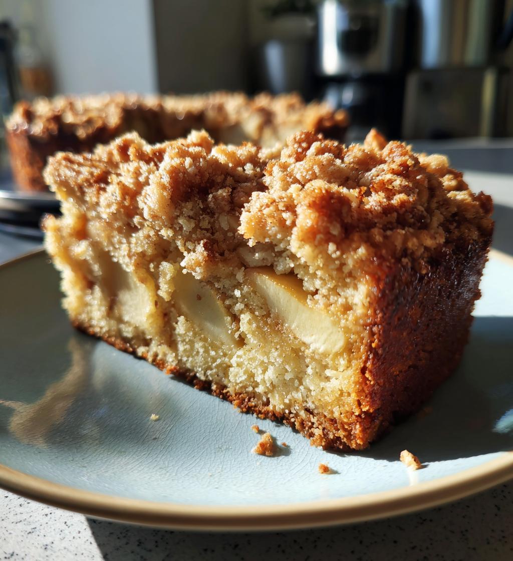 apfelkuchen nussstreusel - detail 1