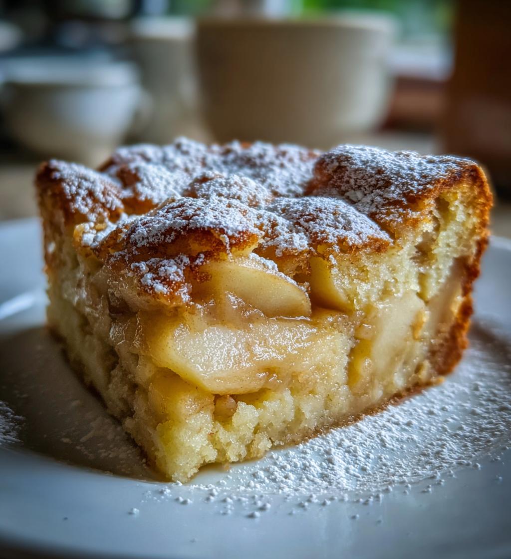 apfelkuchen pudding - detail 1