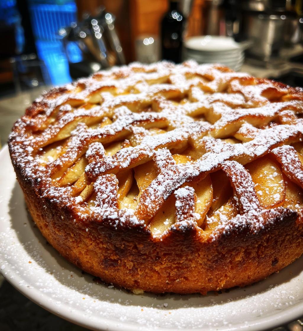apfelkuchen winterlich