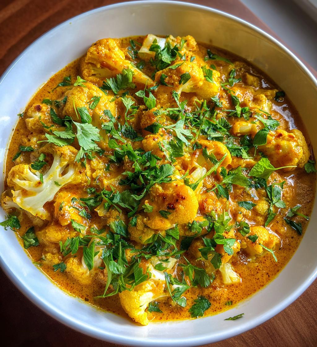 blumenkohl curry hähnchen