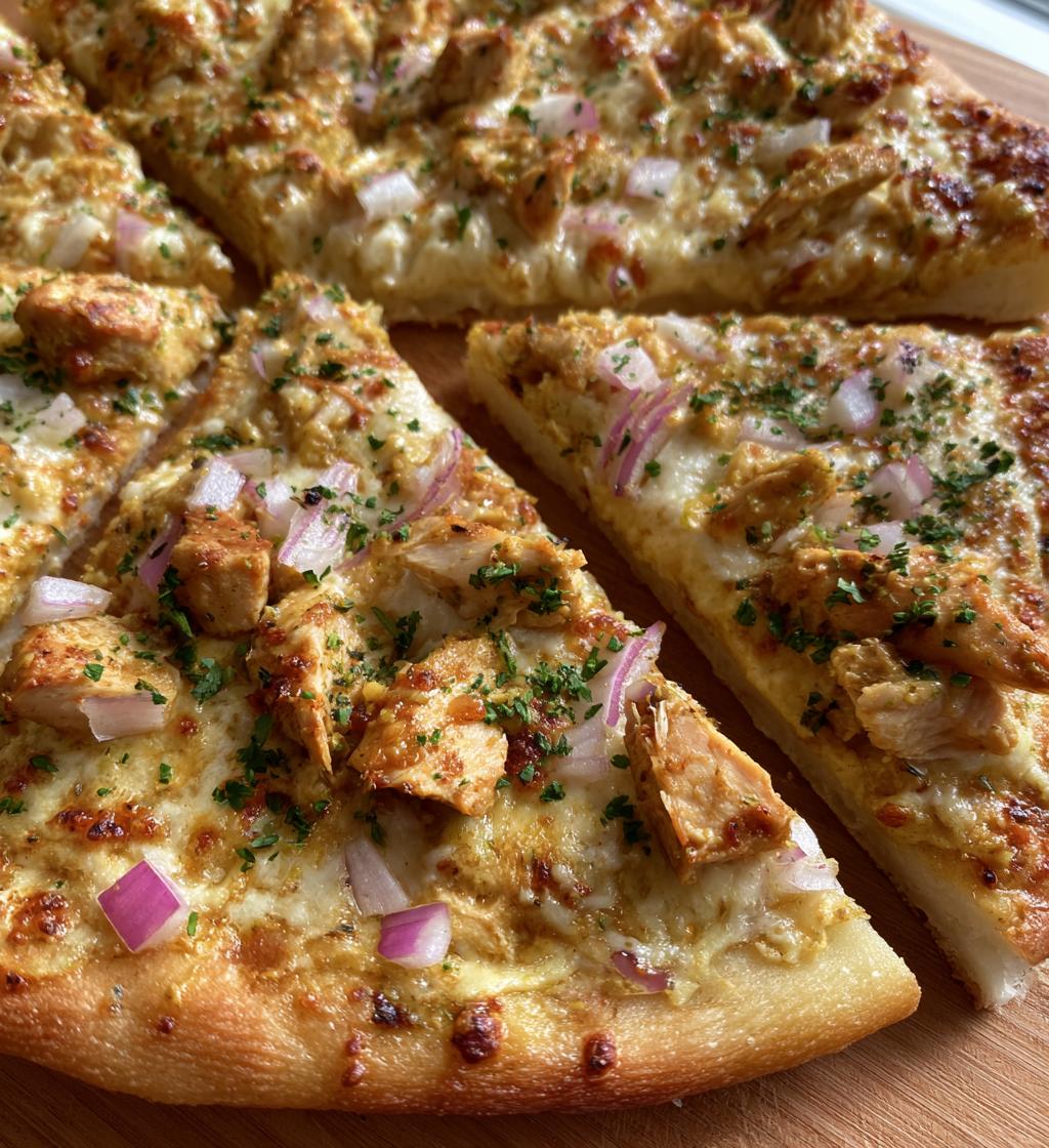 flammkuchen hähnchen curry - detail 1