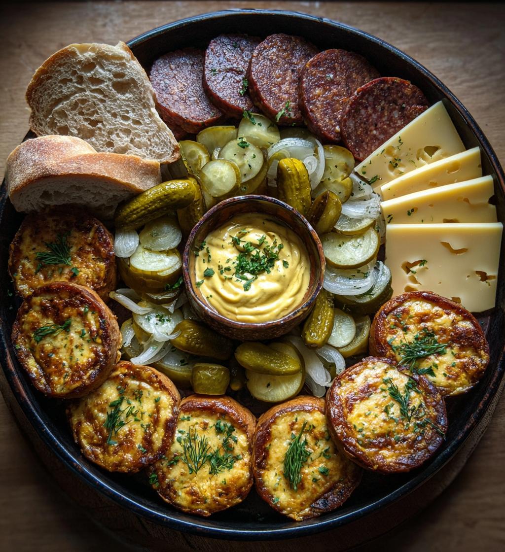 fleisch käse platte anrichten
