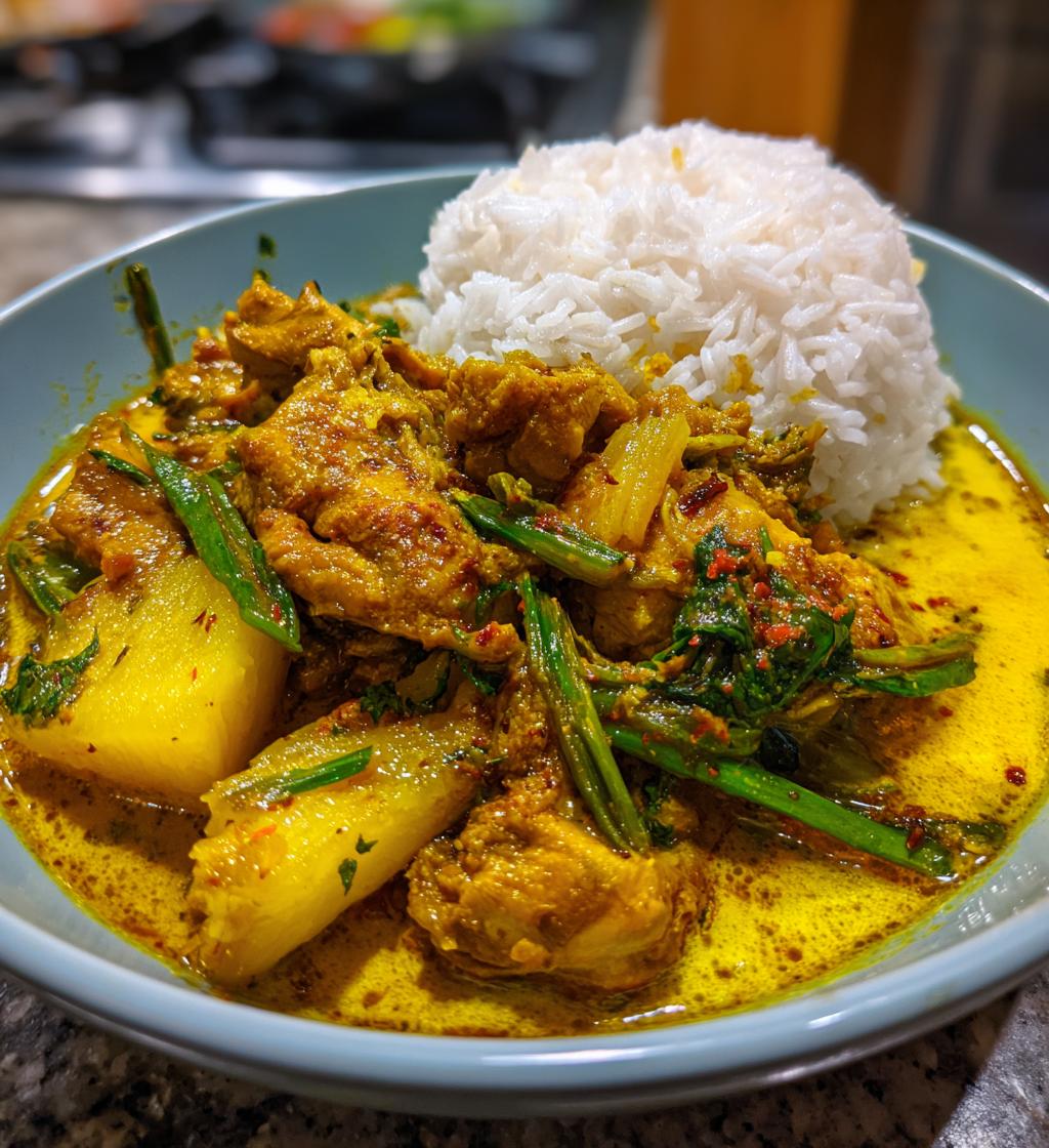 hähnchen ananas curry rezept