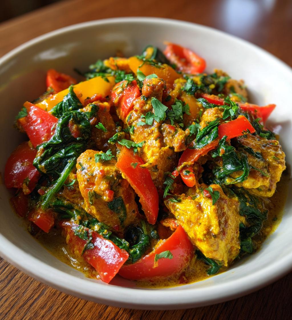 hähnchen curry mit kokosmilch - detail 1
