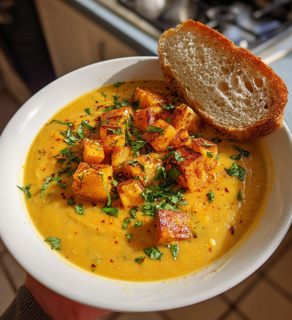 kartoffelsuppe ingwer - detail 1