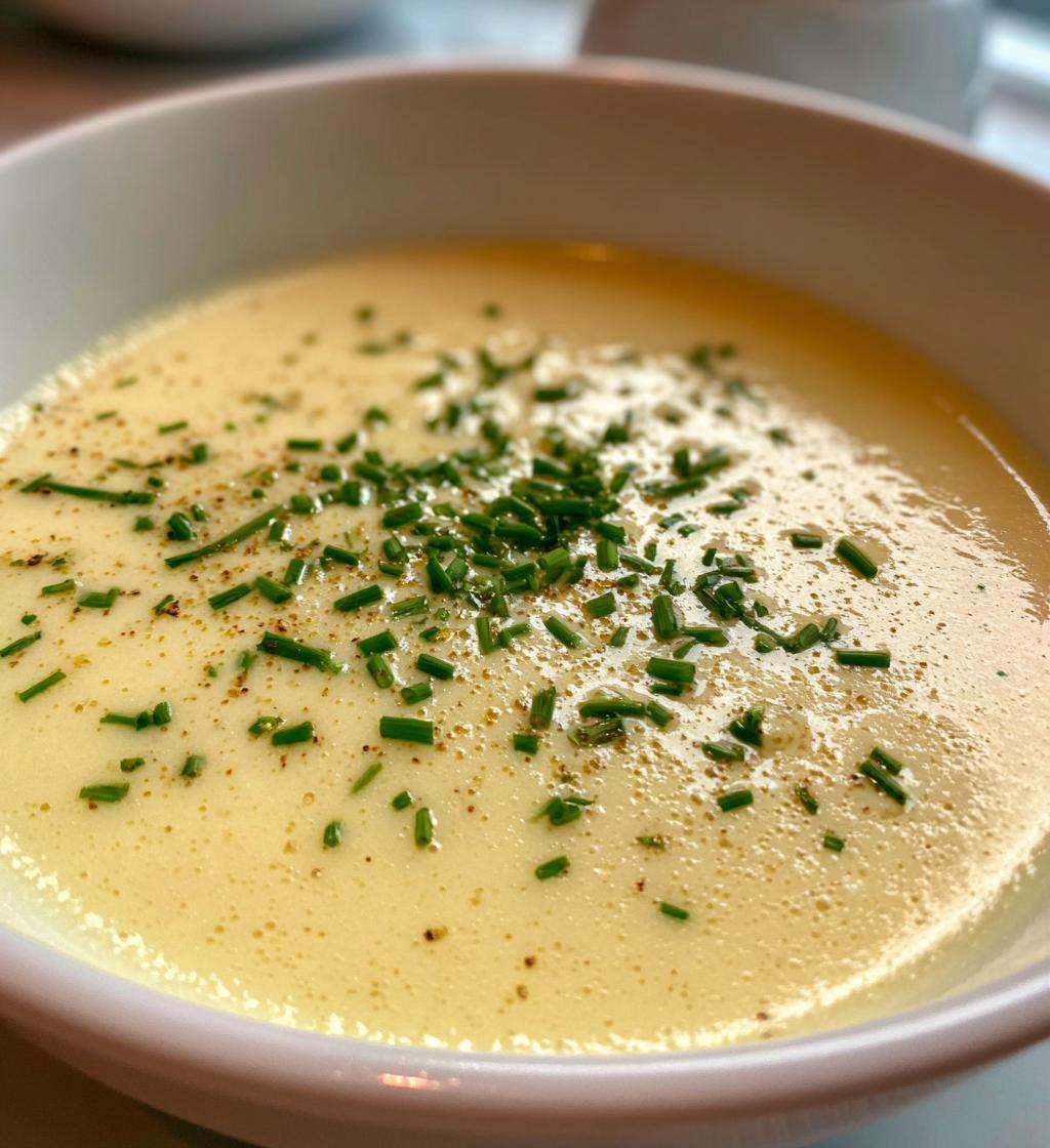 kartoffelsuppe mit creme fraiche - detail 1