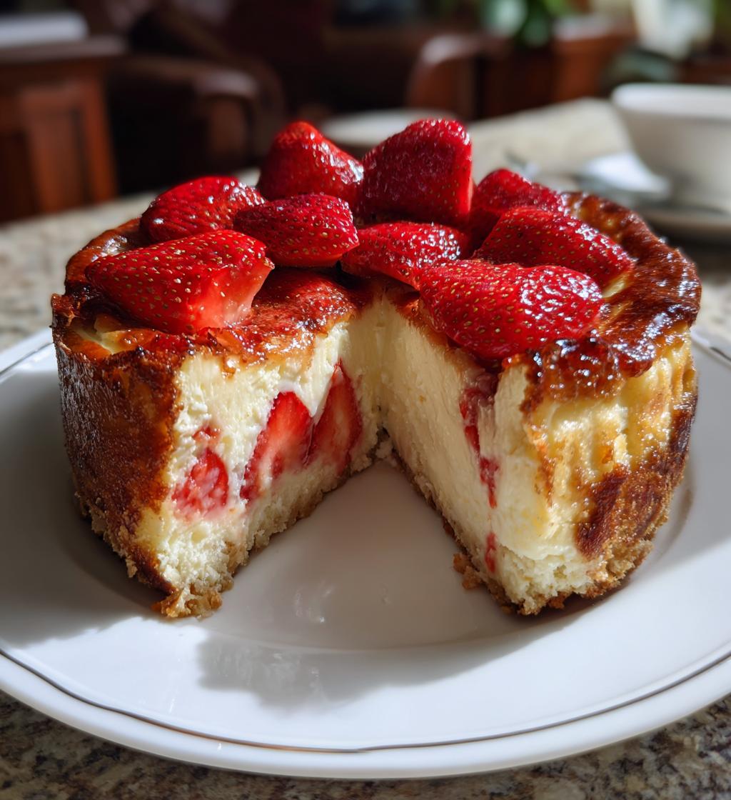 käsekuchen erdbeeren - detail 1