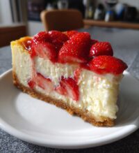 käsekuchen erdbeeren