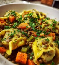 maultaschen linsen