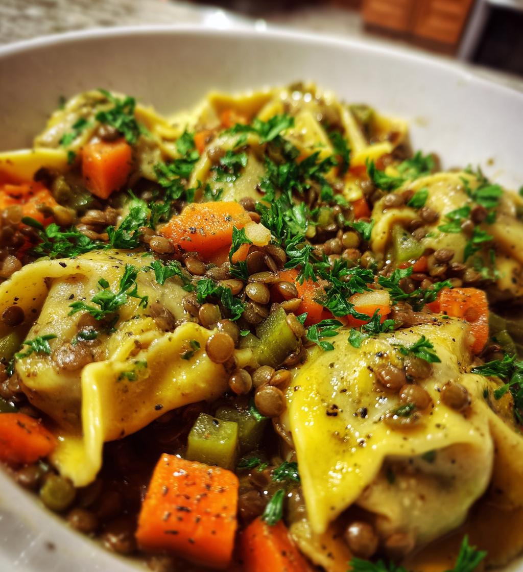 maultaschen linsen