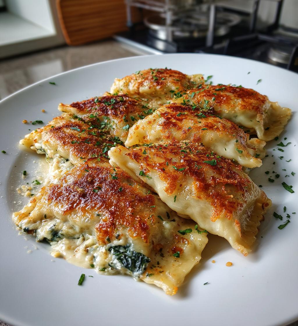 maultaschen mit quarkfüllung - detail 1