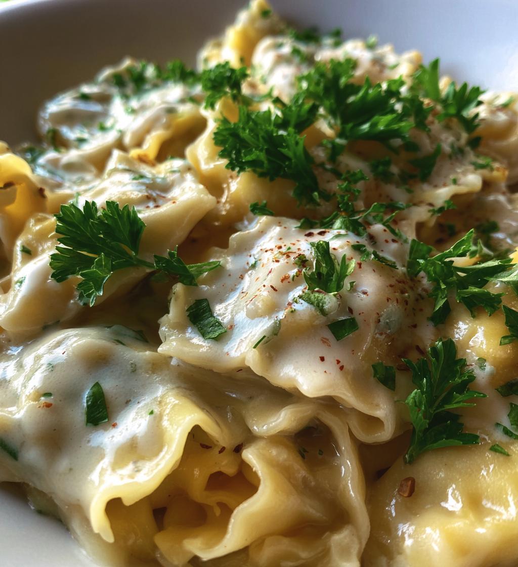 maultaschen sauce - detail 1