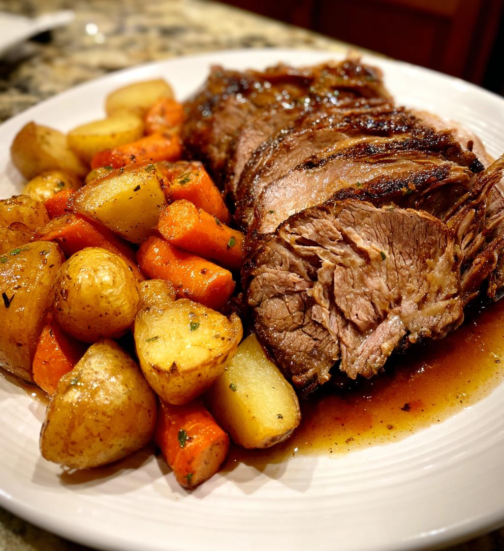 rinderbraten und schweinebraten - detail 1