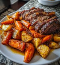 rinderbraten und schweinebraten