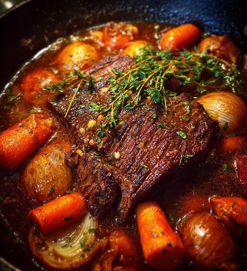 rinderbraten zu weihnachten - detail 1