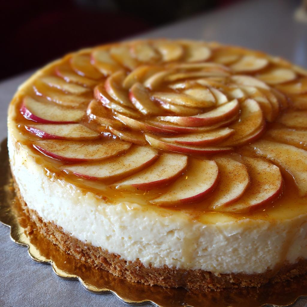 Apfel-Cheesecake
