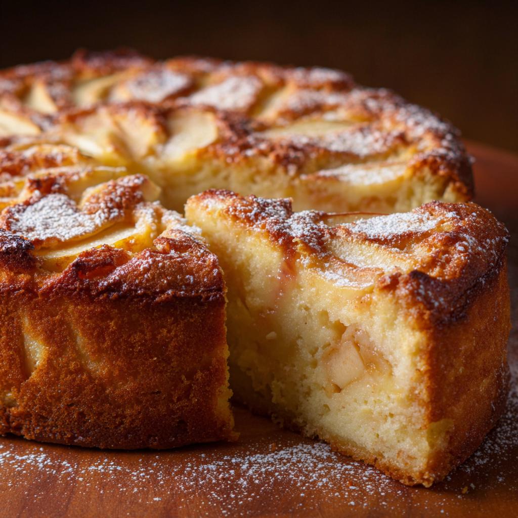 Apfel-Sahne-Kuchen - detail 1