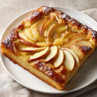 Apfelblechkuchen mit Hefeteig