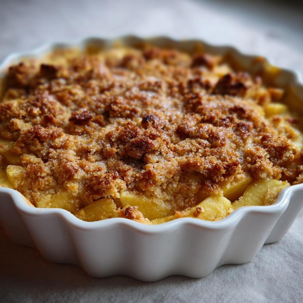 Apfelkuchen Crumble - detail 1