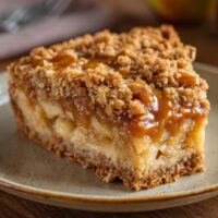 Apfelkuchen Pudding Streusel