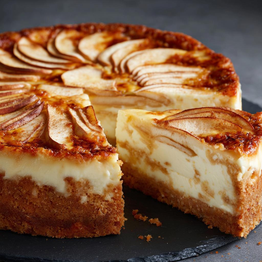 Apfelkuchen Quark Pudding